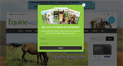 Desktop Screenshot of equinewellnessmagazine.com